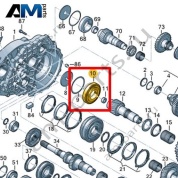 Конический роликовый подшипник VAG 0A5311220E