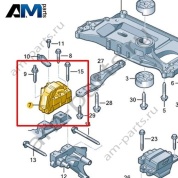 Опора двигателя VAG 1K0199262DH