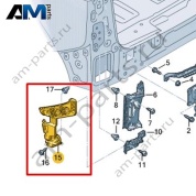 Направляющий профиль Volkswagen id-Buzz 2023-2024 1T3807394B
