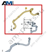 Трубка ОЖ с шлангом ОЖ Volkswagen id3 2020-2024 1EA121052E