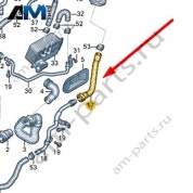 Шланг системы охлаждения Audi A6 (C8) 2019-2024 4K0122447J