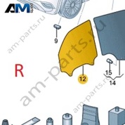 Стекло переднее правое VAG 3GJ845022 на Volkswagen 2025-2026