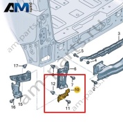Направляющий профиль Volkswagen id-Buzz 2023-2024 1T3807484B