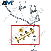 Топливная рампа VAG 06M133315L