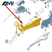Продольный рычаг справа 5QD505224D на Audi A3 (8Y) 2020-2026