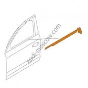 Оригинальный уплотнитель двери с накладкой передний левый Audi A8 (D4) 4H0853283C2ZZ