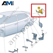 Перегородка стойки D Volkswagen id4/id5 2021-2024 11E864638