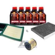 Набор для ТО-1/3 Skoda Rapid 1.6 MPI с угольным фильтром и маслом Motul 5W40