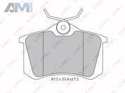 Колодки тормозные задние LYNX для Mk2 (2007-2014) BD-1206