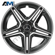 Литой диск задний R20 черный глянец Mercedes GLE-Coupe C167 A16740133007X23
