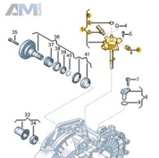 Механизм переключения VAG 02S301230Q