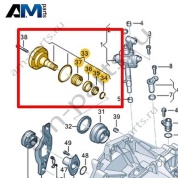Вал с фланцем VAG 0AH409344
