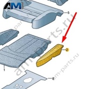 Наполнитель подушки сиденья Audi Q7 (4M) 2016-2024 4M0881550