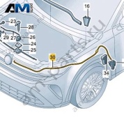 Трос капота задний VAG 3GJ823531A на Volkswagen 2025-2026