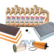 Комплект фильтров для ТО-2/4 Touareg 4.2 V8 TDI с маслом Shell 0W30