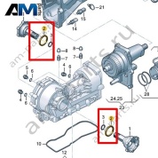 Манжетное уплотнение VAG 0AZ409400A