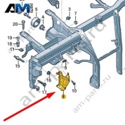 Опора Audi Q8 e-tron 2024-2024/Audi e-tron 2019-2023 4KL857245
