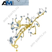 Жгут проводов двери VAG 17B971162GG