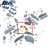 Кронштейн Volkswagen id3 2020-2024 1EA802747