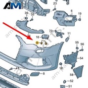 Пружинный шплинт Audi A6 (C8) 2019-2024 4K0955339