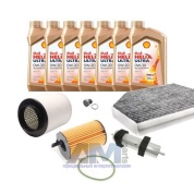 Комплект фильтров для ТО-2/4 Audi A8 (D4) 3.0TFSI с маслом Shell 0W30