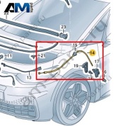 Трос замка капота Volkswagen id3 2020-2024 10A823535A