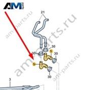 Шланг системы охлаждения Audi Q7 (4M) 2016-2024 4M0121123G