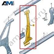 Усилитель стойки В Volkswagen id-Buzz 2023-2024 1T3809219A