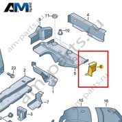 Пластина для лонжерона Volkswagen id-Buzz 2023-2024 1N3803773