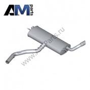 Задний глушитель 18307646127 на BMW X6 (E71) 35iX N55