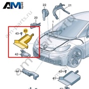 Накладка Volkswagen id3 2020-2024 1EA971394A