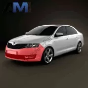 Облицовка бампера для Skoda Rapid 60U807221G