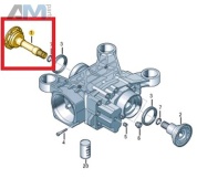 Вал с фланцем VAG 01Z525356