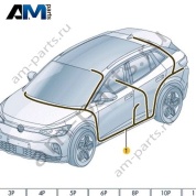 Жгут проводов для салона Volkswagen id4/id5 2021-2024 11A971051