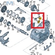 Шестерня заднего хода VAG 02T311529K