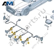 Парктроник заднего бампера 5WD919275C на Audi A3 (8Y) 2020-2026