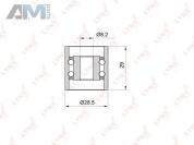 Ролик направляющий ГРМ LYNX для Touareg 2003-2010 3.0 V6 TDI (225/240 л.с.) CNRB CASA BKS CATA PB-3004