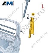 Накладка двери водителя (стойка В) 5HG837901 для Volkswagen Golf 8 2019-2026