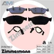 Передние керамические тормозные колодки ZIMMERMANN 25158.900.2 на Audi A6 (С7) 2011-2018