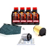 Набор ТО-1/3 для Фольксваген Гольф 5 1.4 TSI 122 л.с. с маслом Motul 5W40