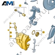 Корпус тормозного суппорта VAG 1K0615124EX