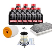 Комплект для ТО-1/3 для Audi A7 (4G) 4.0TFSI (2015-н.в.) с маслом Motul 5W30