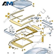 Механизм люка крыша VAG 3VD877045 на Skoda 2019-2026