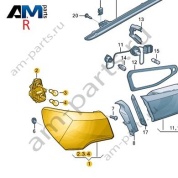 Задний правый светодиодный фонарь (на крыле) 8Y0945208 для Audi A3 (8Y) 2020-2026
