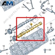 Распределительный вал VAG 07L109104AB