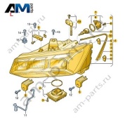 Светодиодная левая фара 81D941033D для Audi Q2L 2020-2026