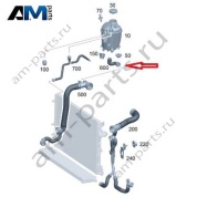 Шланг системы охлаждения к расширительному бачку для Mercedes W223 AMG S63 (M177) A2235016900