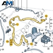 Трубопровод хладагента Volkswagen id-Buzz 2023-2024 1N3816743