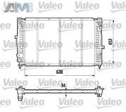 Радиатор охлаждения двигателя VALEO (731755) Volkswagen B5 (1997-2005) 1.8T