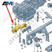 Воздуховод Audi A8 (D4) 2014-2017 4H1819655B